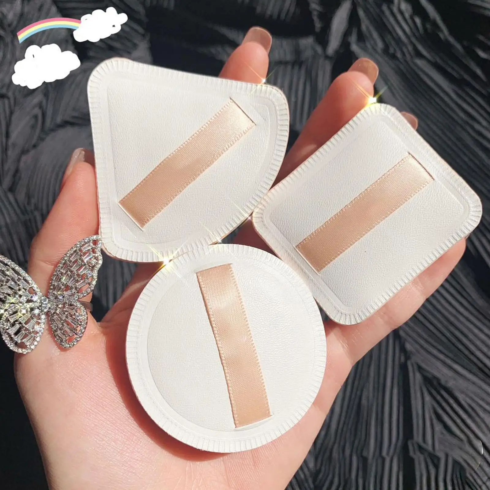 Superzachte Marshmallow Make-Up Spons Puff Droge Natte Poedersponzen Voor Tweeërlei Gebruik Kussen Cosmetisch Poedergereedschap Luchtglaasje Bladerdeeg Make-Up O7l9