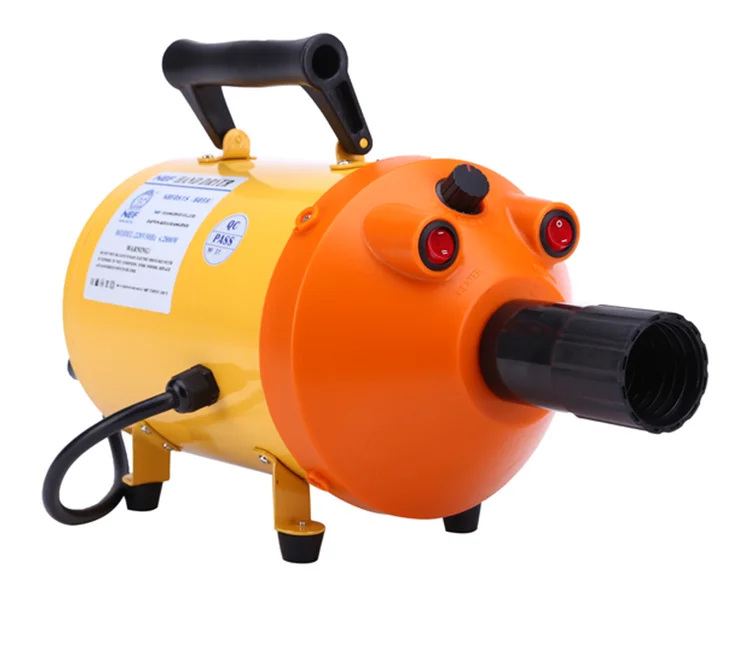 Powerful Pet Grooming Dryer Puppy Dog Cat Hair Quick Blower Variable Air Blow Speed And Temperature Control