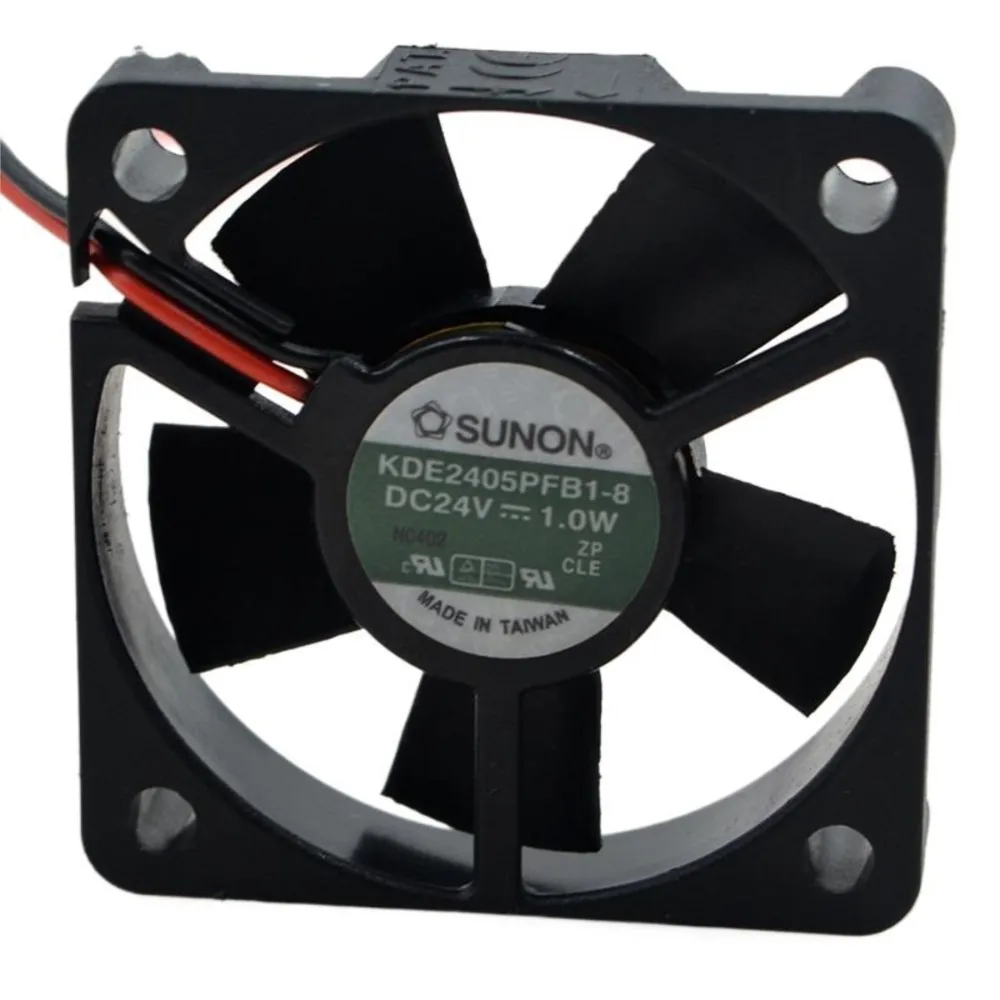 10pcs KDE2405PFB1-8 For Sunon 5cm 5010 50*50*10mm DC 2 v 1.0 W  2 line cooling fan