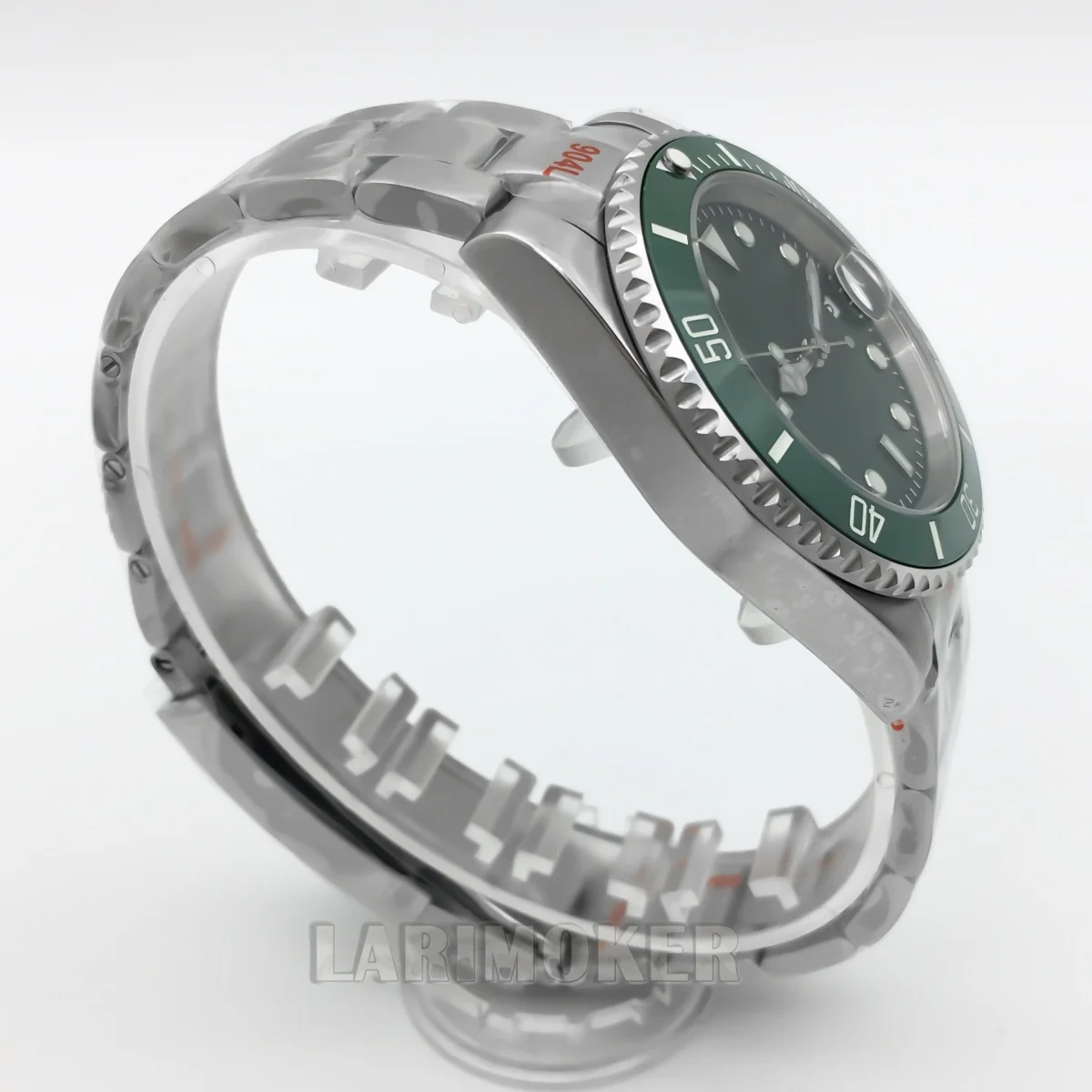 Jam tangan pria otomatis 38mm 36mm NH35A PT5000 untuk menyelam, dengan tanggal, kaca safir, bezel keramik berputar, dan penunjuk waktu bercahaya.