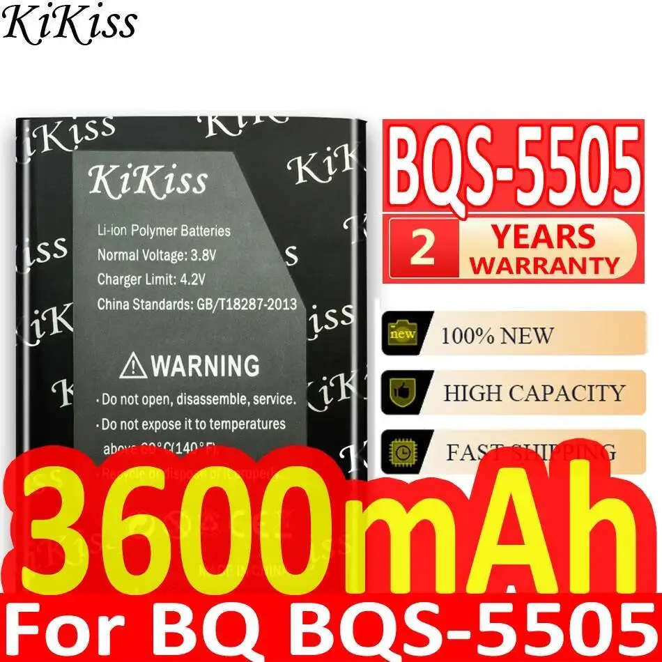 

3600Mah For BQ Bqs-5505 Amsterdam Bravis A551 Atlas Premium Replacement Stable Mobile Phone Battery