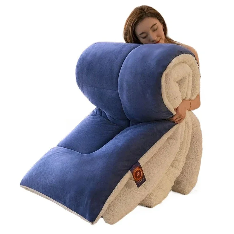 

Super soft flannel winter warm quilt thickened quilt bedding set quilt