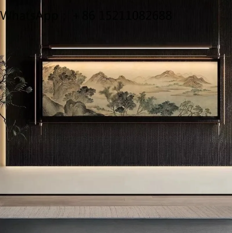 SCY high-end landscape murals household retro wall decoration paintings restaurant private room hotel villa hanging paintings