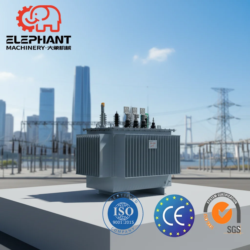Energy-Efficient S11-M-500kva Oil-Immerse Transformer 10kv to 400v All-Copper Wire Winding Three-Phase National Standard