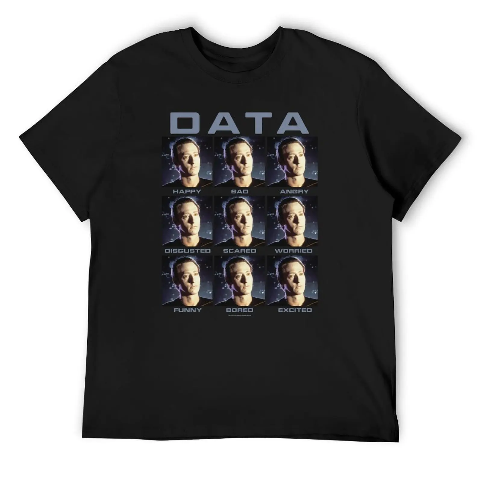 

Star Trek Next Generation The Many Emotions Of Data Poster T-Shirt