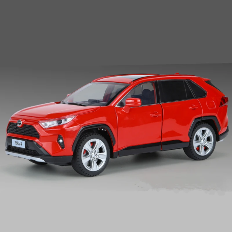 1:24 Toyotas RAV4 SUV Alloy Car Model Diecasts Metal Toy Vehicles