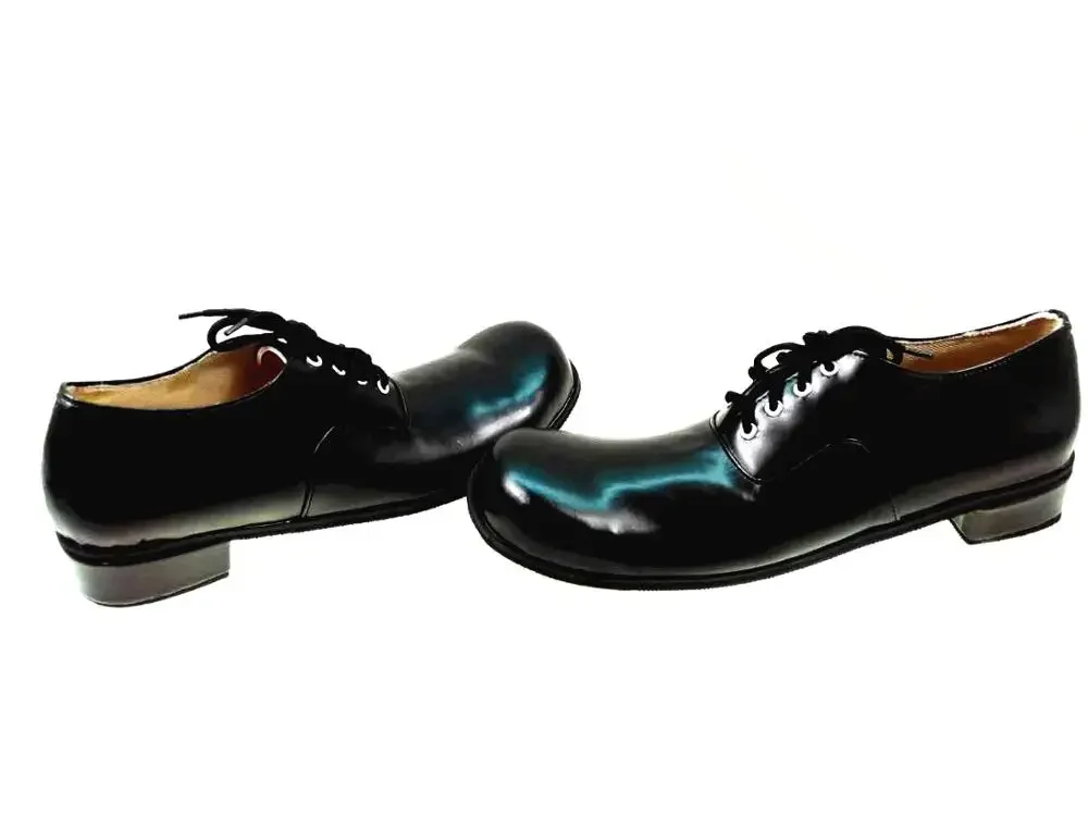 Zapatos Joker negros de 34cm para hombre, zapatos de payaso, accesorios de Cosplay para Halloween, ropa divertida para discoteca, mascarada puesta en escena