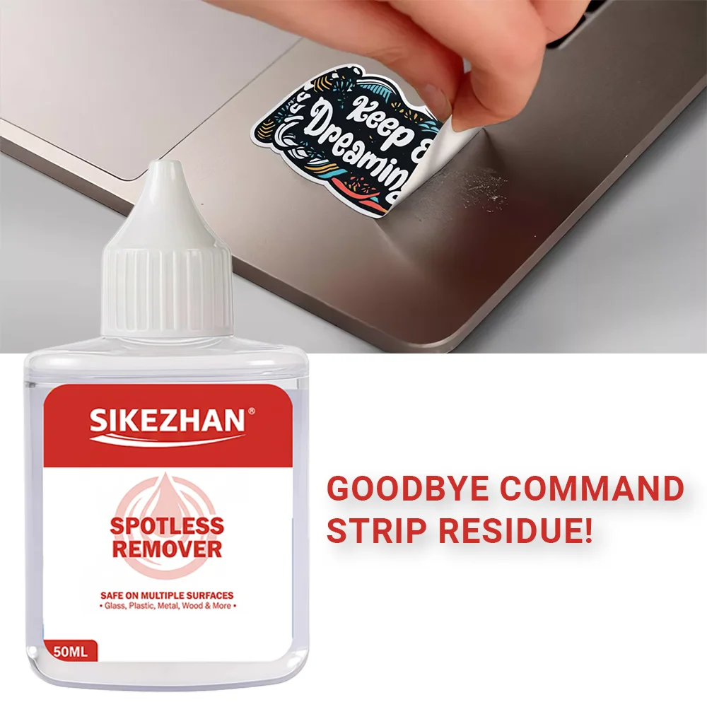 50ML Glue Remover– Removes Adhesive Residue in 30 Seconds – Safe on Car Paint, Walls & Plastic – Fresh Orange Scent