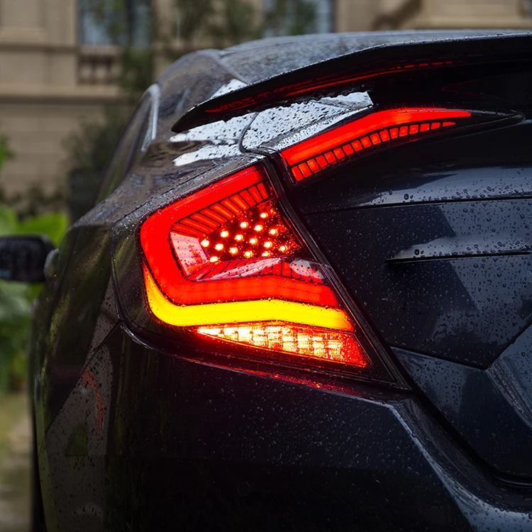 Car Taillight Led Tail Lights Lamp for  Space 16-18 RGB Style  Tail Lamp