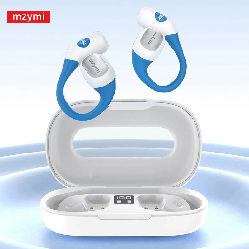 

mzymi G121 Wireless Headphones Bone Conduction Bluetooth 5.3 Earphones Hifi Sound Sports Headset OEM TWS Earbuds For XIAOMI