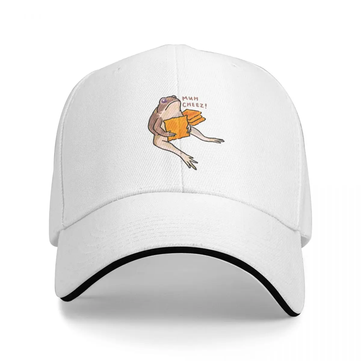 Cheez it frog Baseball Cap Sunhat Luxury Hat For Women Men's