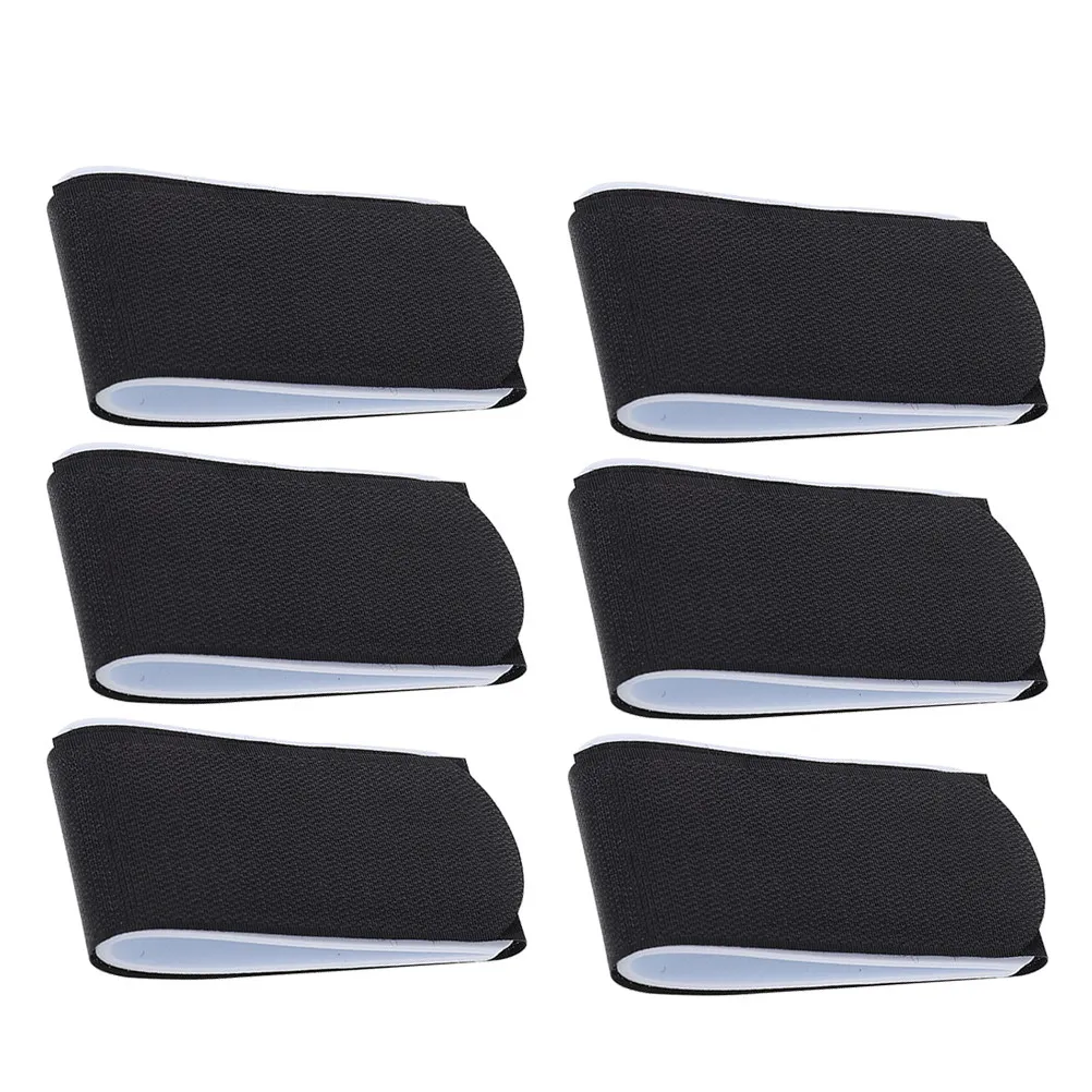 

6Pcs Ski Strap Set Black Professional Snowboard Fixing Bands Outdoor Skis Accessories Durable Long Lasting Snowboard Strap