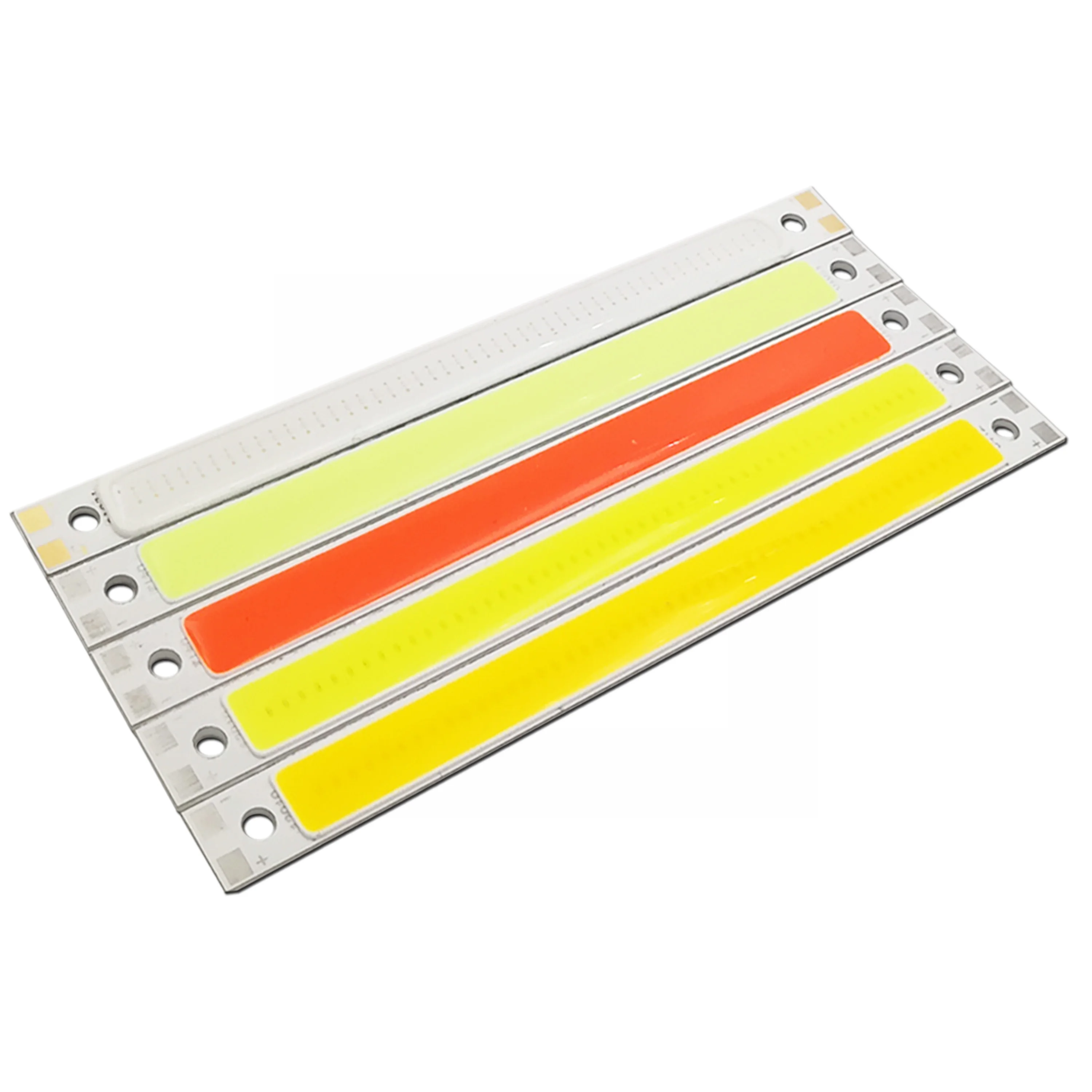 FTZOTOF LED 12v Dc 120x10mm COB 10W Strip żarówka do lampy biurko Diy dom światła niebieski czerwony zielony ciepły zimny biały 12cm Bar Chip