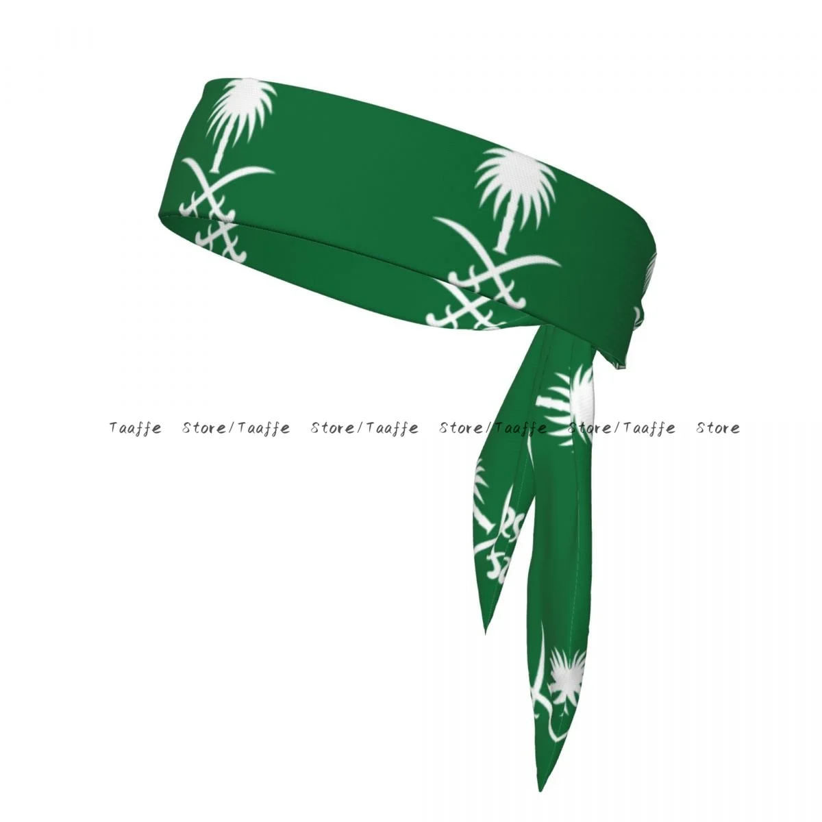 

Бандана на голову, Саудовская Аравия, пальма и меч, головной платок, повязка на голову для спорта на открытом воздухе