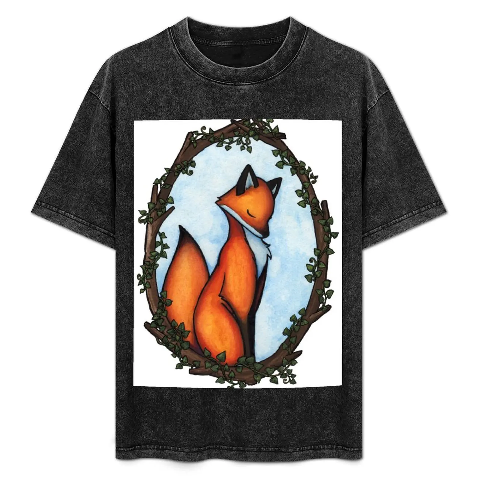 

Fox and Ivy T-Shirt customs plain anime figures Aesthetic clothing funny t shirts for men