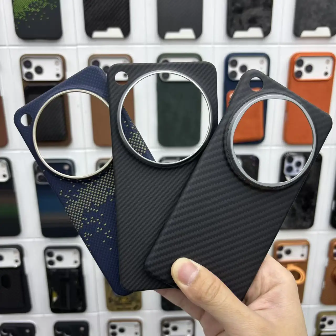 

For Oppo Find X9 Ultra Case Kevlar Magnetic Carbon Aramid Fiber Fabric Slim Design For Anti-Drop Shockproof Hard Cover