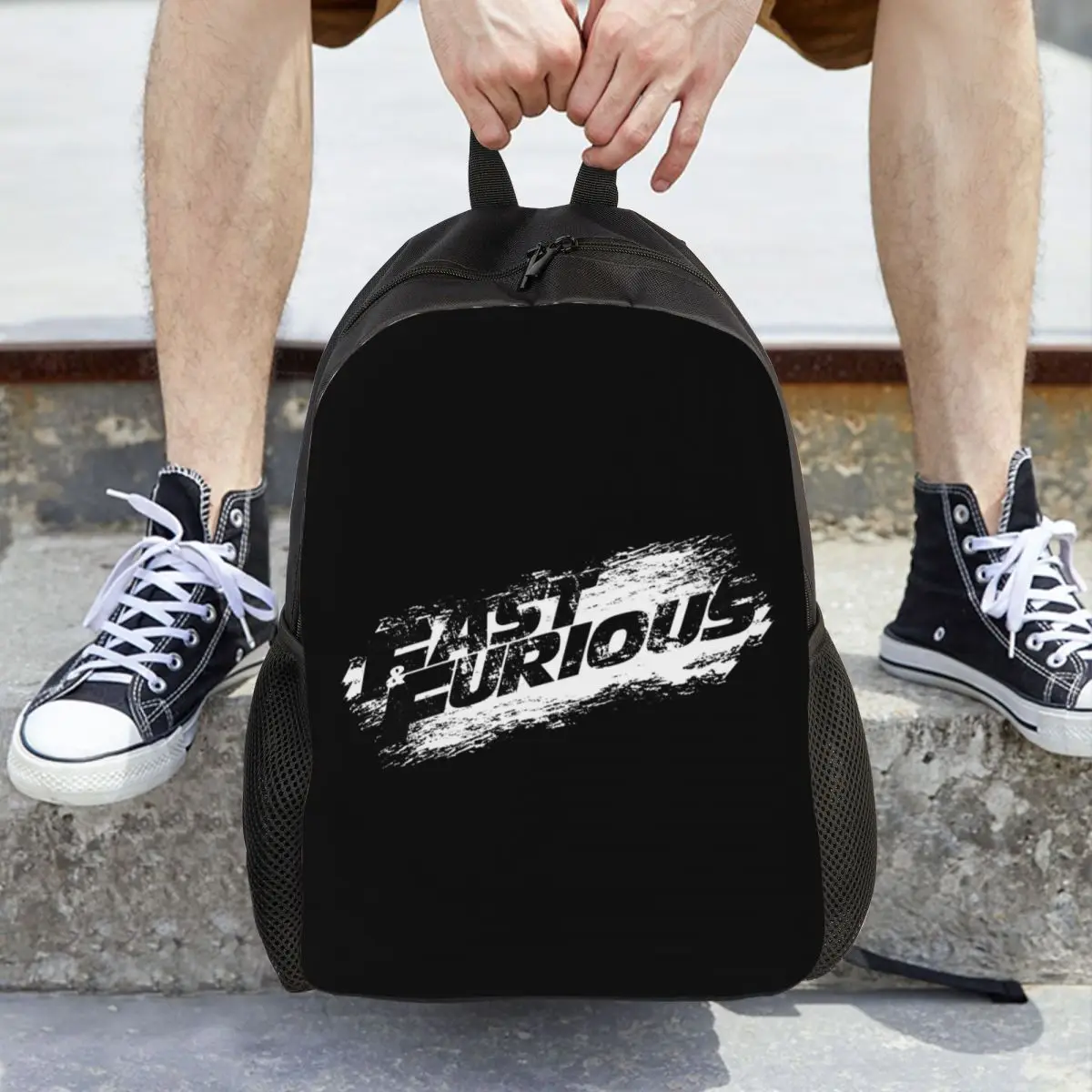 حقيبة ظهر Fast & Furious 9 ذات سعة كبيرة للأولاد والبنات حقيبة كتب مدرسية حقائب كتف للرجال والنساء