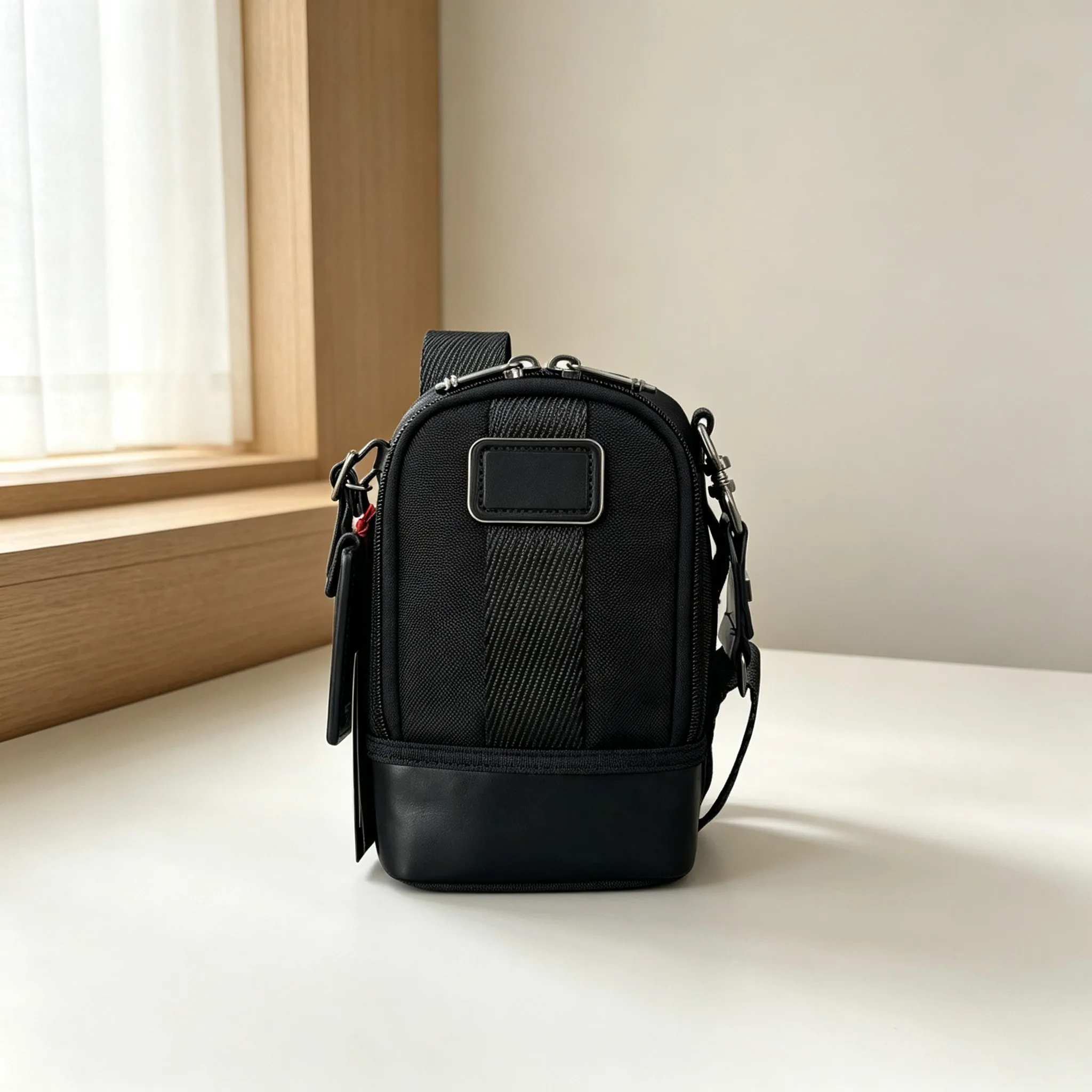 Fashion Minimalist Casual Crossbody Bag for Men, Lightweight Nylon Small Shoulder Bag