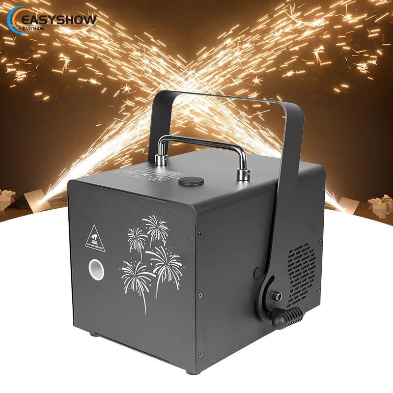 

750W Stage Spark Fountain Machine DMX Remote Control Firework Side Spray Cold Spark Machine for Dj Disco Party