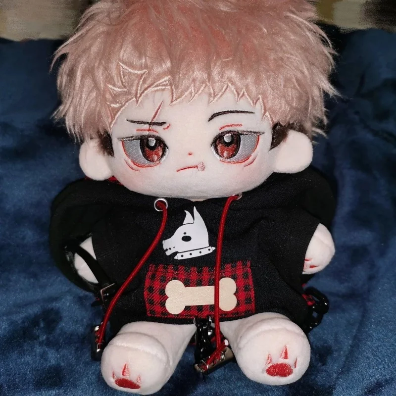 

Anime Itadori Yuji Jujutsu Kaisen 20cm Nude Doll Plush Toys Soft Stuffed Plushie Can Change Clothes