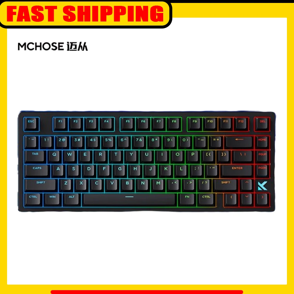

MCHOSE ZERO 75X Mechanical Keyboard RGB Wired RT0.01mm Hall Sensor 8k Esports Gaming Keyboard Custom Pc Accessory Gifts