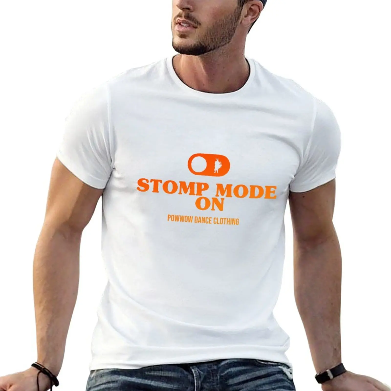 

Stomp On Powwow Dancing Design 1 T-Shirt anime tshirt t shirt for man 100 percent cotton t shirt man luxury T-Shirt