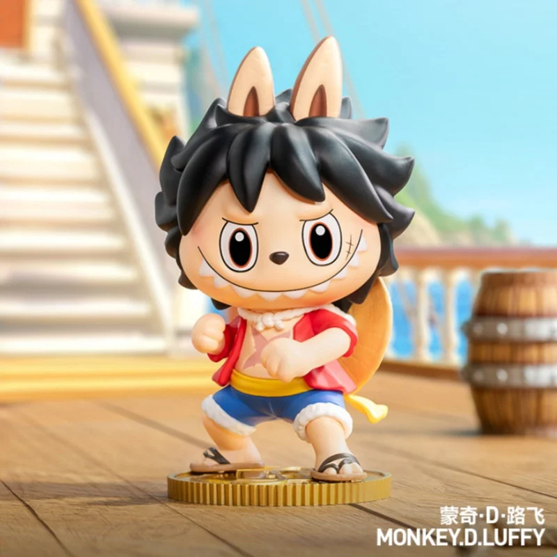 Labubu'S New Linkage Blind Box Toy The Monsters × One Piece Series Anime Toy Model Collection Labubu Toy Gifts