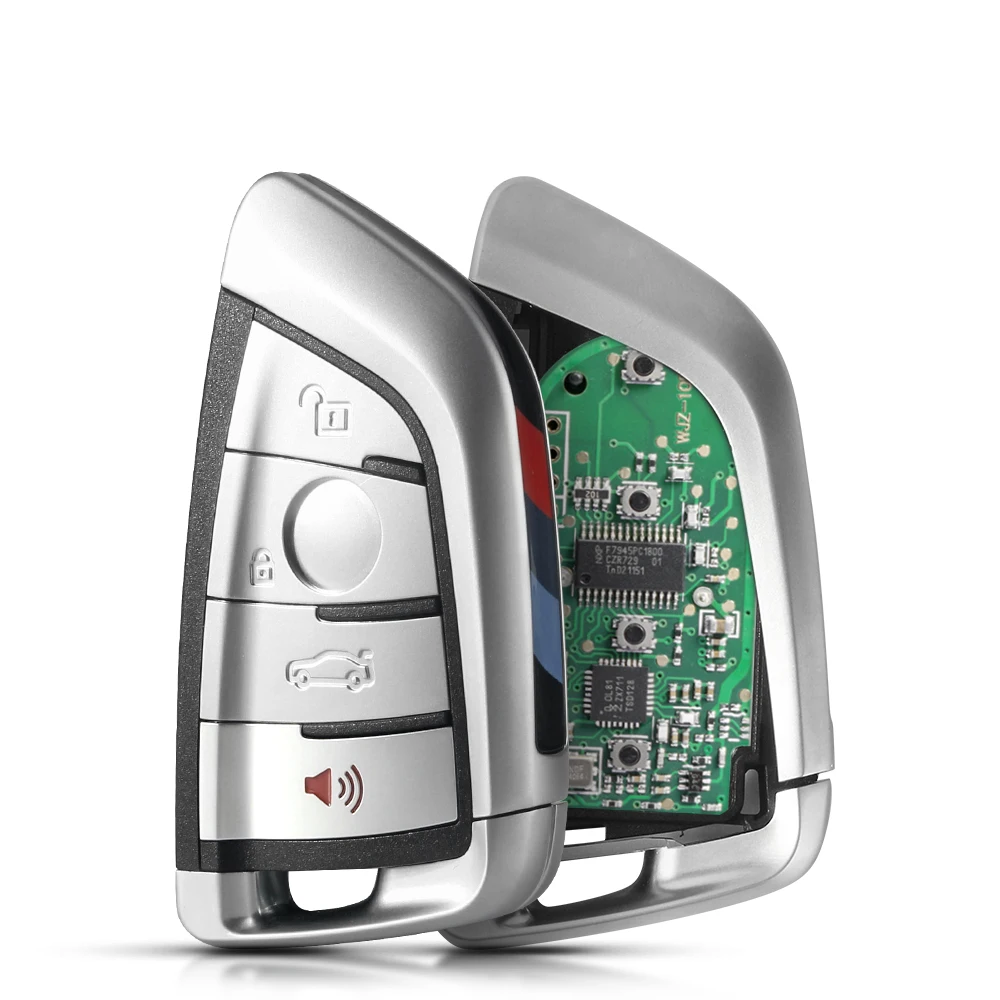 KEYYOU Keyless Go Remote Auto Schlüssel Für BMW 1 3 5 7 Serie X1 X3 X5 X6 X7 F CAS4 CAS4 + FEM 2011-2017 ID49 3/4 Taste 315/434/868 MHZ
