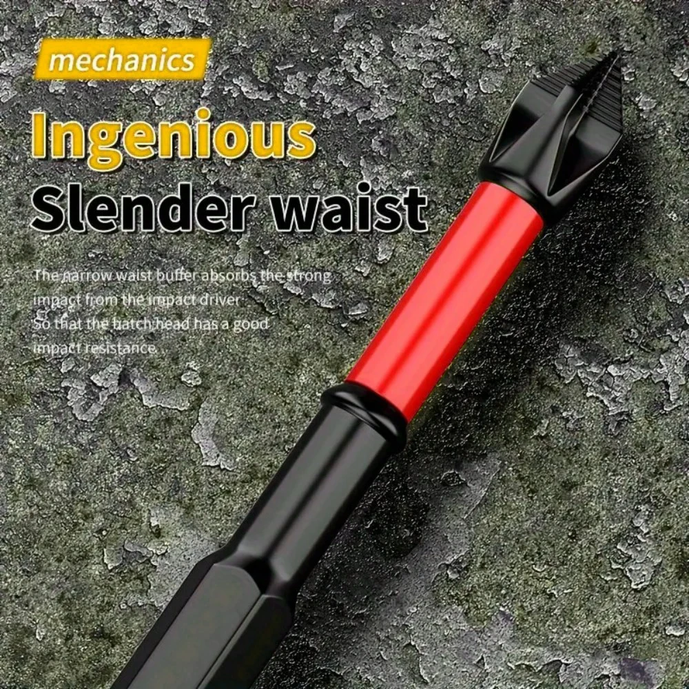 KATWAY Magnetic Anti-shock Cross Batch Head High Hardness Non-Slip Impact Bits Screwdriver Set 25/50/65/70/90mm HH-AA243