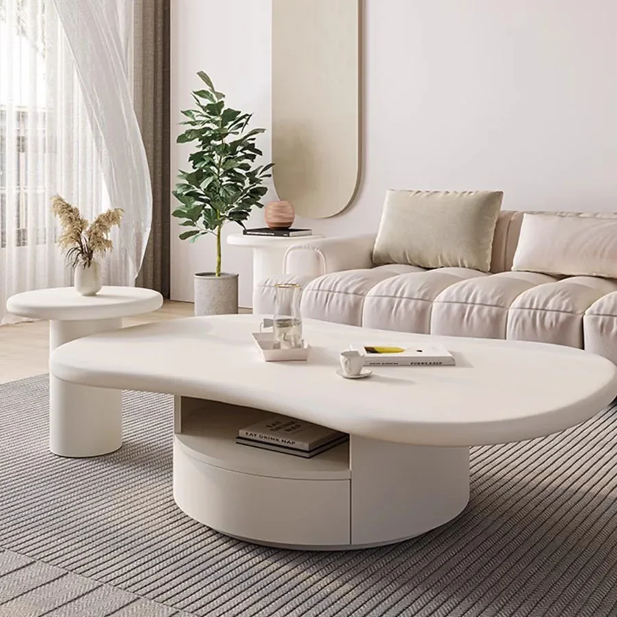 

Nordic Coffee Table Modern Wood Ornament Set Unique Coffee Table Living Room Plmodern Sofa Bedside White Meuble Salon Room Decor