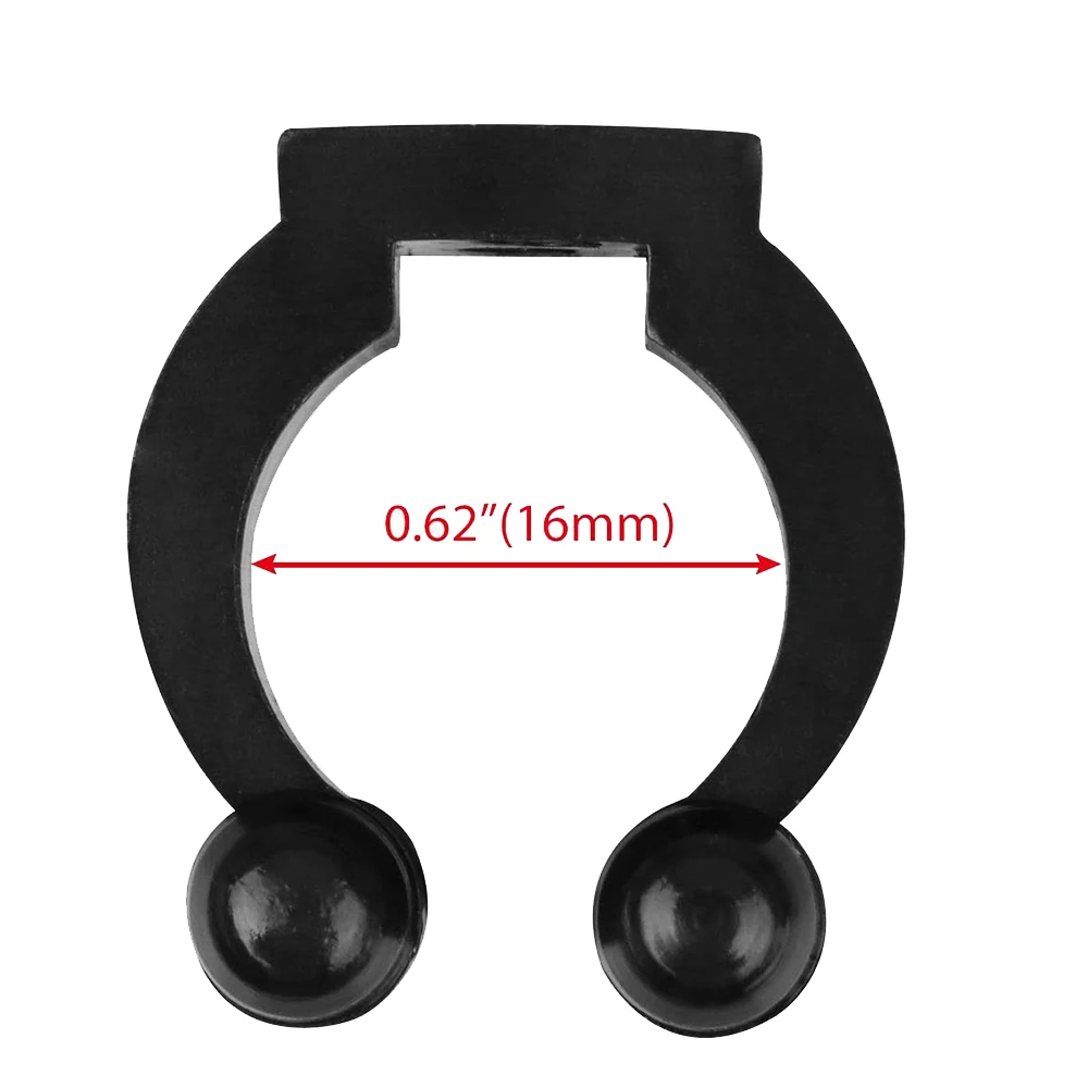 24 Pack Wall Mounted Fishing Rod Storage Clips Clamps Holder Billiard Cue Organizer, Fishing Pole Holder Storage Rack HOT