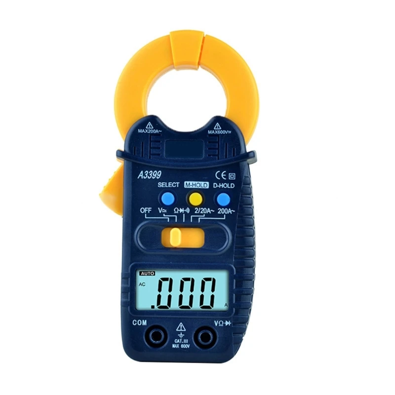 Y1UD High Precisions Digital Multimeter with back light Display Clamp Multimeter for Voltages Current & Resistance Measurement