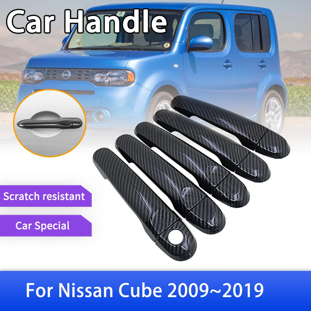 

Carbon Fiber Door Handle Cover for Nissan Cube Z12 2009 2010 2011 2012 2013 2014 2015 2016 2017 2018 2019 Car Accessorie Sticker