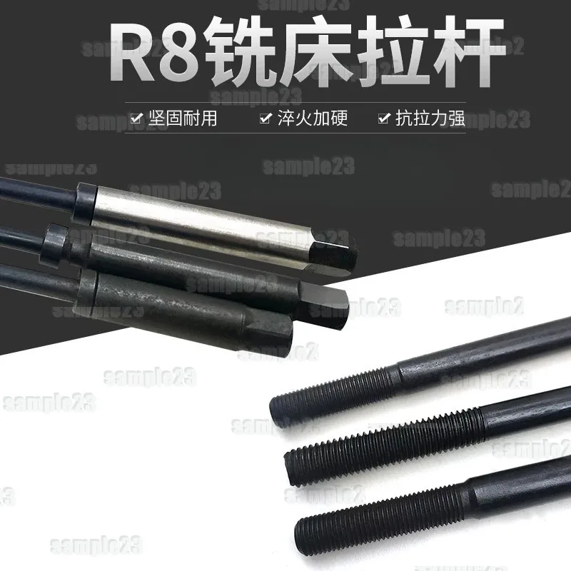 1PC R8 NT30 NT40 Drawbar 7/16 M12 1/2 M16 5/8 Turret Milling Machine Spindle Tool Holder Drawbar Screw Rod