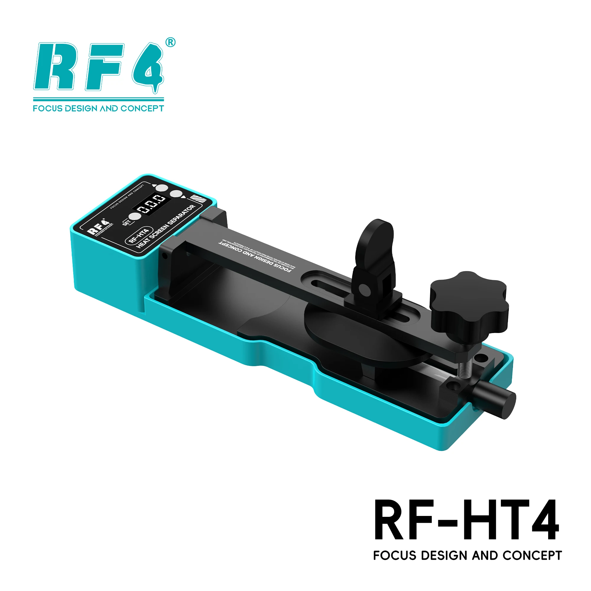RF HT4 Fast Heating Phone Screen Separator with Tempearture Control Display Large Suction Cup for Phone Screen Easy Disassembly