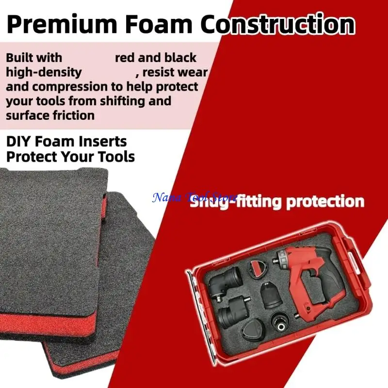 31GJ 3Pcs Polyurethane Foam Board 12x8inch Protective Layer Padding For Shipping And Storage