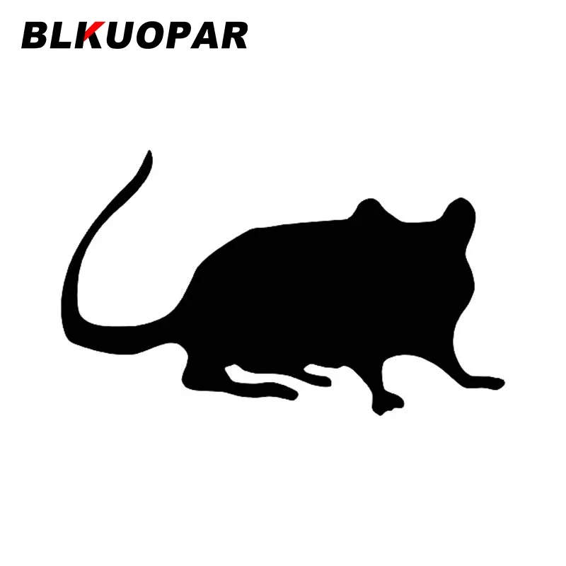 BLKUOPAR Mouse Silhouettes Car Sticker Sunscreen Creative Waterproof Decal Scratch-proof Funny Air Conditioner Windshield Decor
