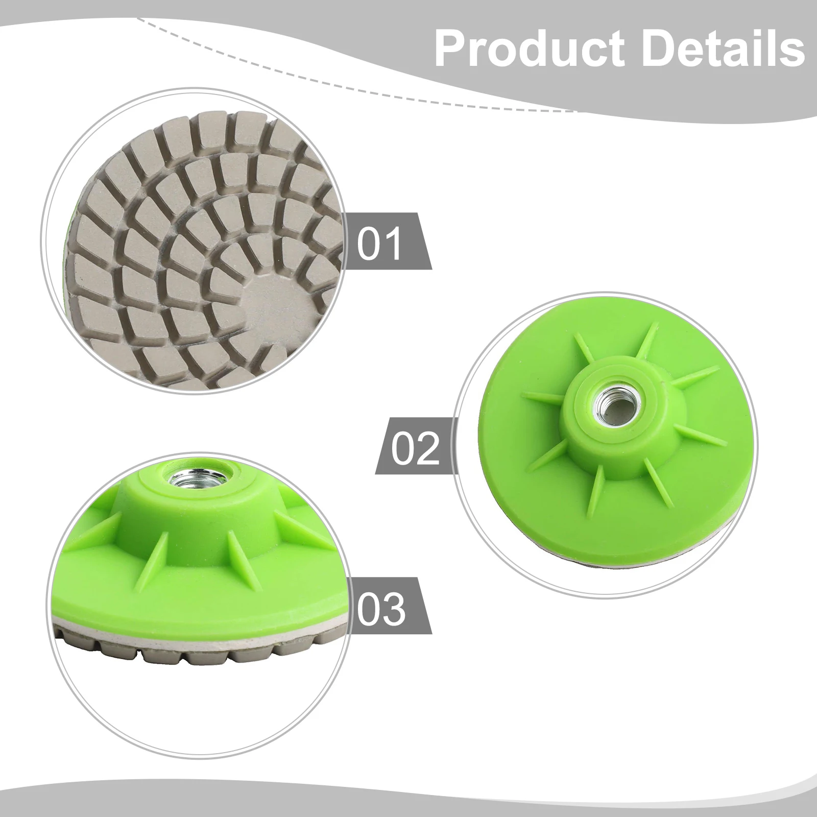 

For Tiles For Edge Finishing Marble Granite Tool Abrasive Wheel Concrete Polishing Adaptable Grinding Compact Design