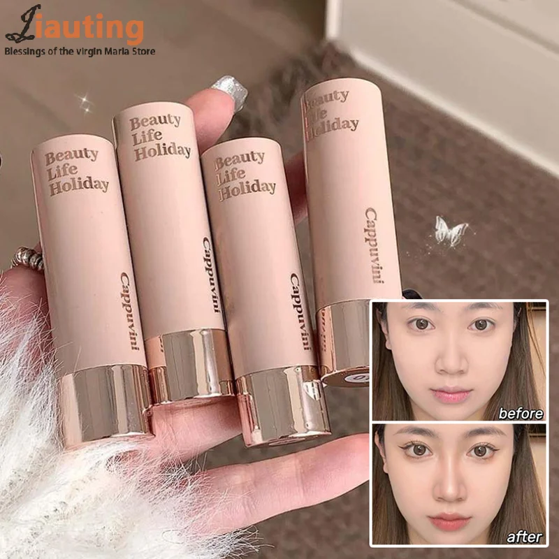 คอนซีลเลอร์เนื้อแมทท์แบบแท่ง ช่วยปกปิดริ้วรอย ติดทนนาน สร้างมิติ 3 มิติ ใช้ได้กับจมูก กันน้ำ ไฮไลท์หน้า ช่วยให้ผิวสว่างขึ้น แต่งหน้าคอนทัวร์