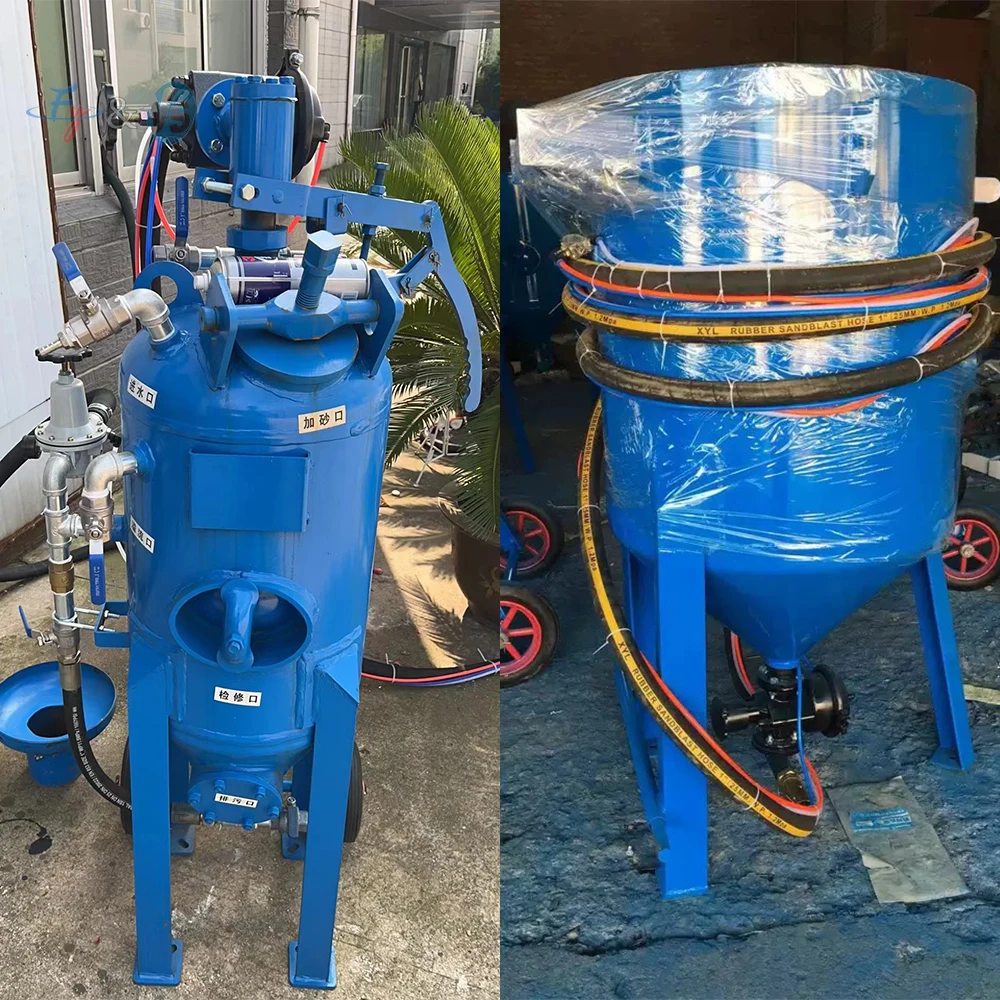 

Máquina jateamento areia úmida sem poeira, equipamento jateamento água alta pressão, modo duplo úmido/seco para f