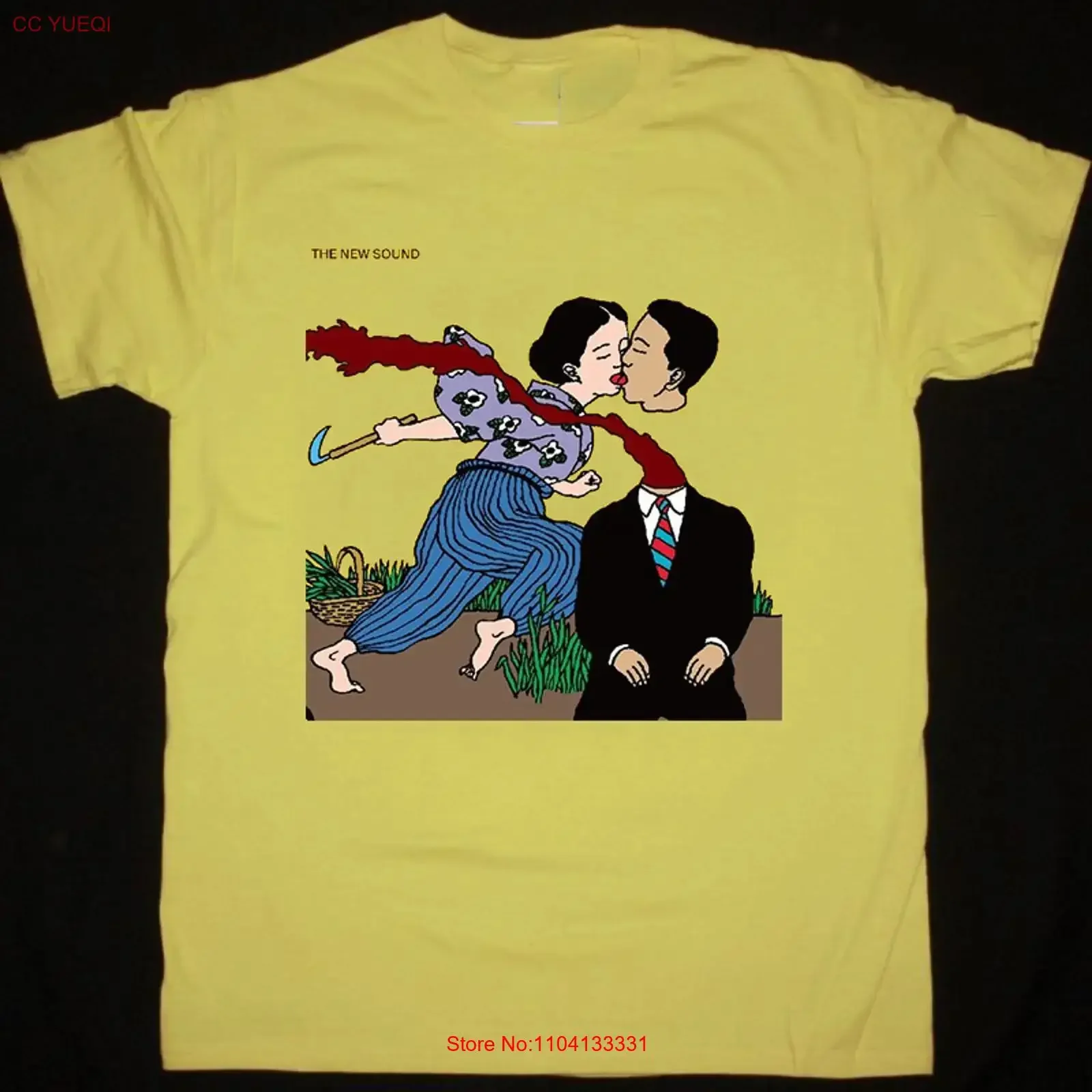 Geordie Greep The New Sound Daisy Yellow T Shirt Full Size S 5XL vintage Washed Stretched Casual Stylish Unisex streetwear