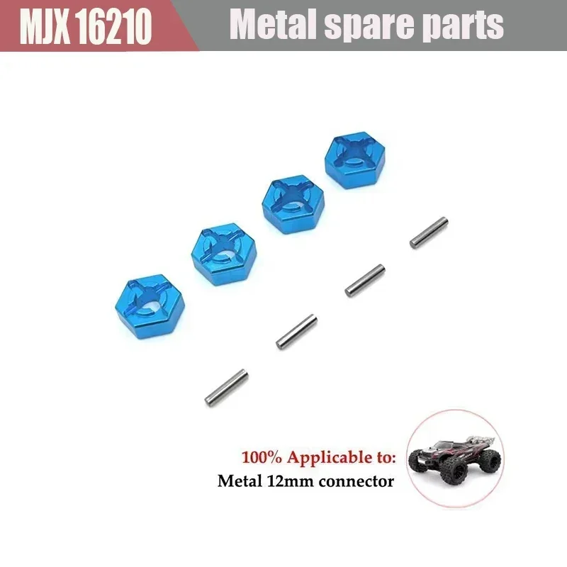 Ensemble complet de pièces de rechange en alliage d'aluminium, voitures R/C à grande vitesse sans balais, mise à niveau pour Mjx 16207, 16208, 16209, 16210, H16H, H16P, H16E, 1/16