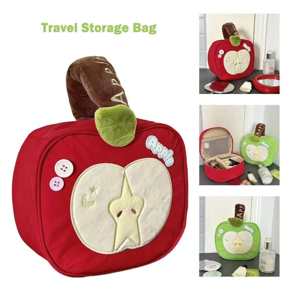 New Makeup Bag Partitioned Portable Cosmetic Bag Handheld Toiletry Bag Travel