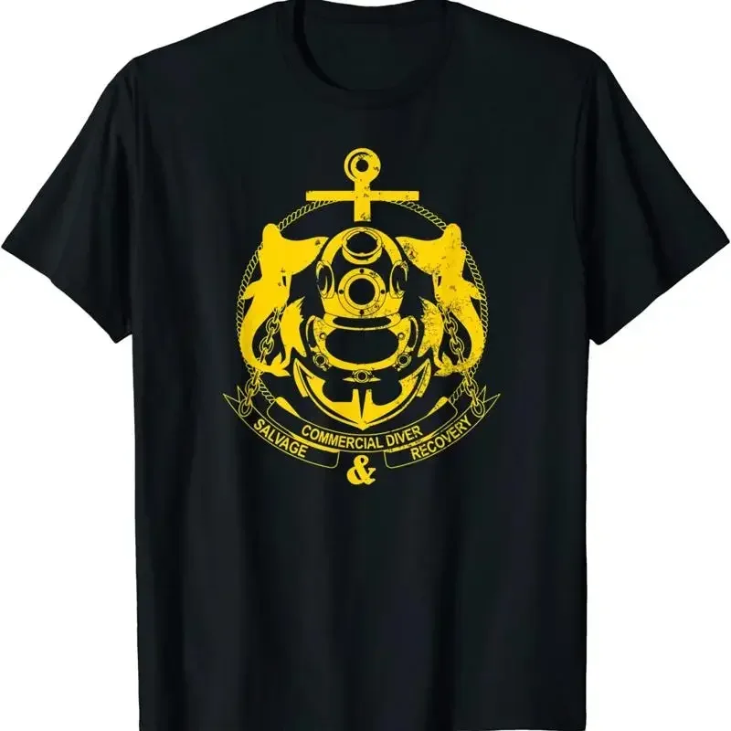 New Limited Commercial Diver Salvage Recovery T Shirt
