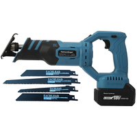 Heimerdinger Cordless Reciprocating Saw for Makita Batteries,Brushless Reciprocating Saws with 4 Blades for Wood Cutting