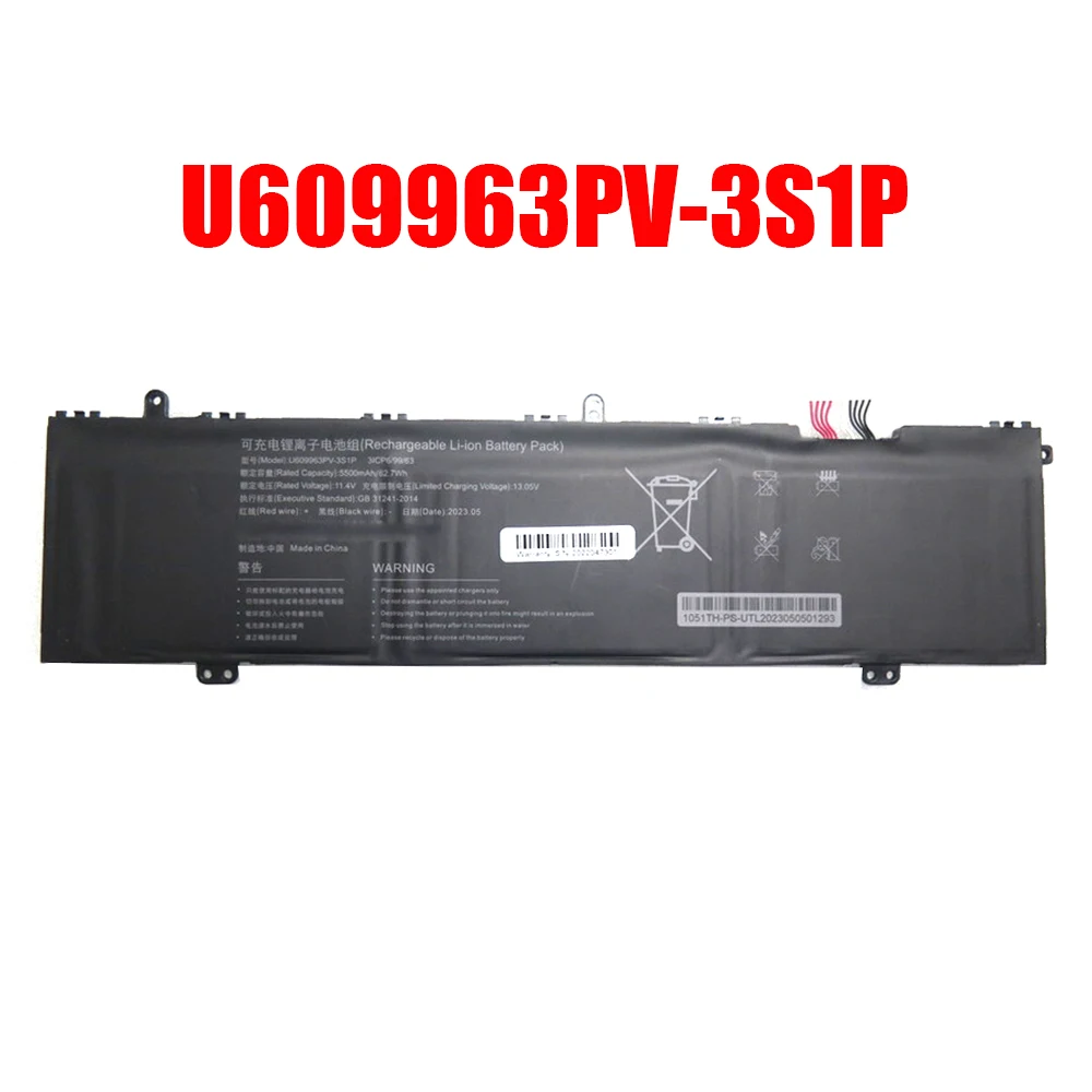 

Laptop Battery U609963PV-3S1P 1051TH-PS 11.4V 5500MAH 62.7WH 10PIN 9Lines / 10PIN 7Lines New