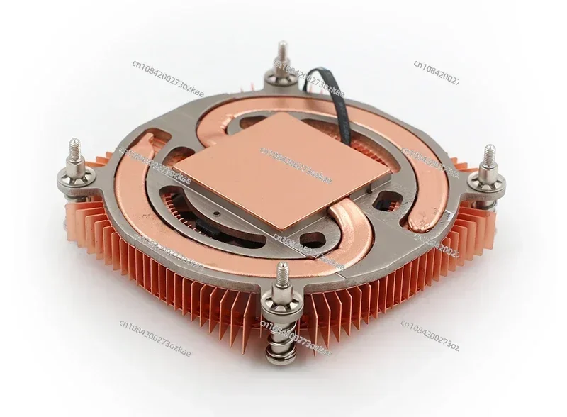 All-in-One Nas ITX Desktop Computer CPU Pressurizing-down Style Ultra-Thin 1U Pure Copper Heat Pipe Mute Radiator Fan