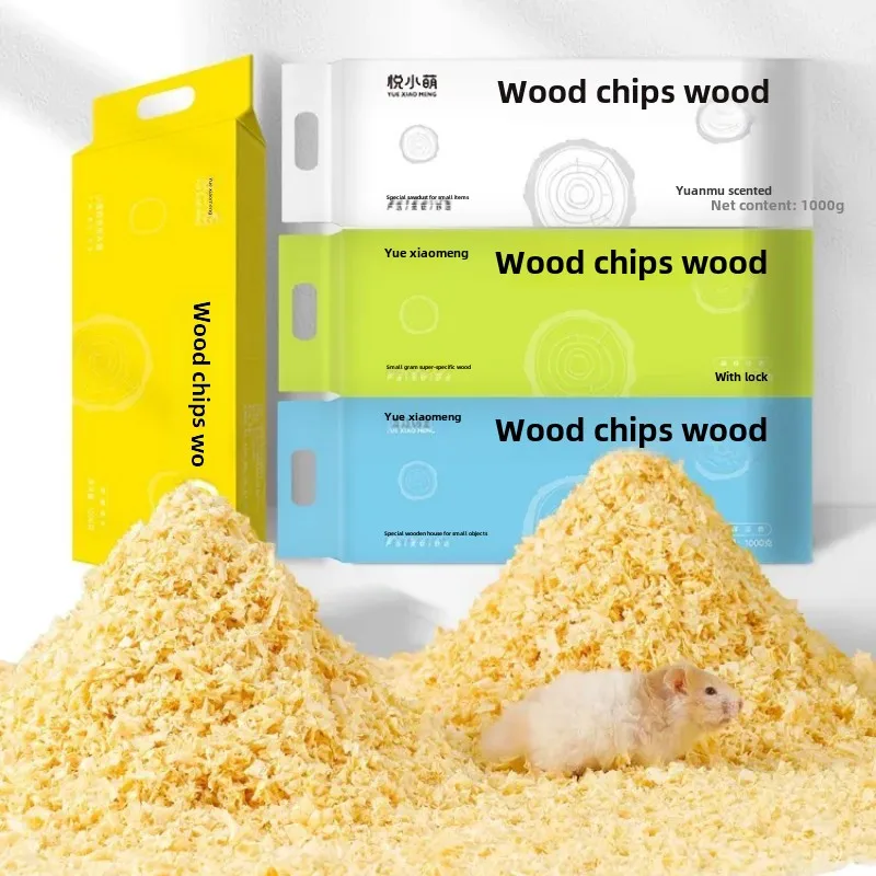 Hypoallergenic Hamster Bedding-100% Natural Aspen Shavings, Zero Dust PH Balanced, Safe for Syrian/Dwarf Hamsters & Nursing Pets