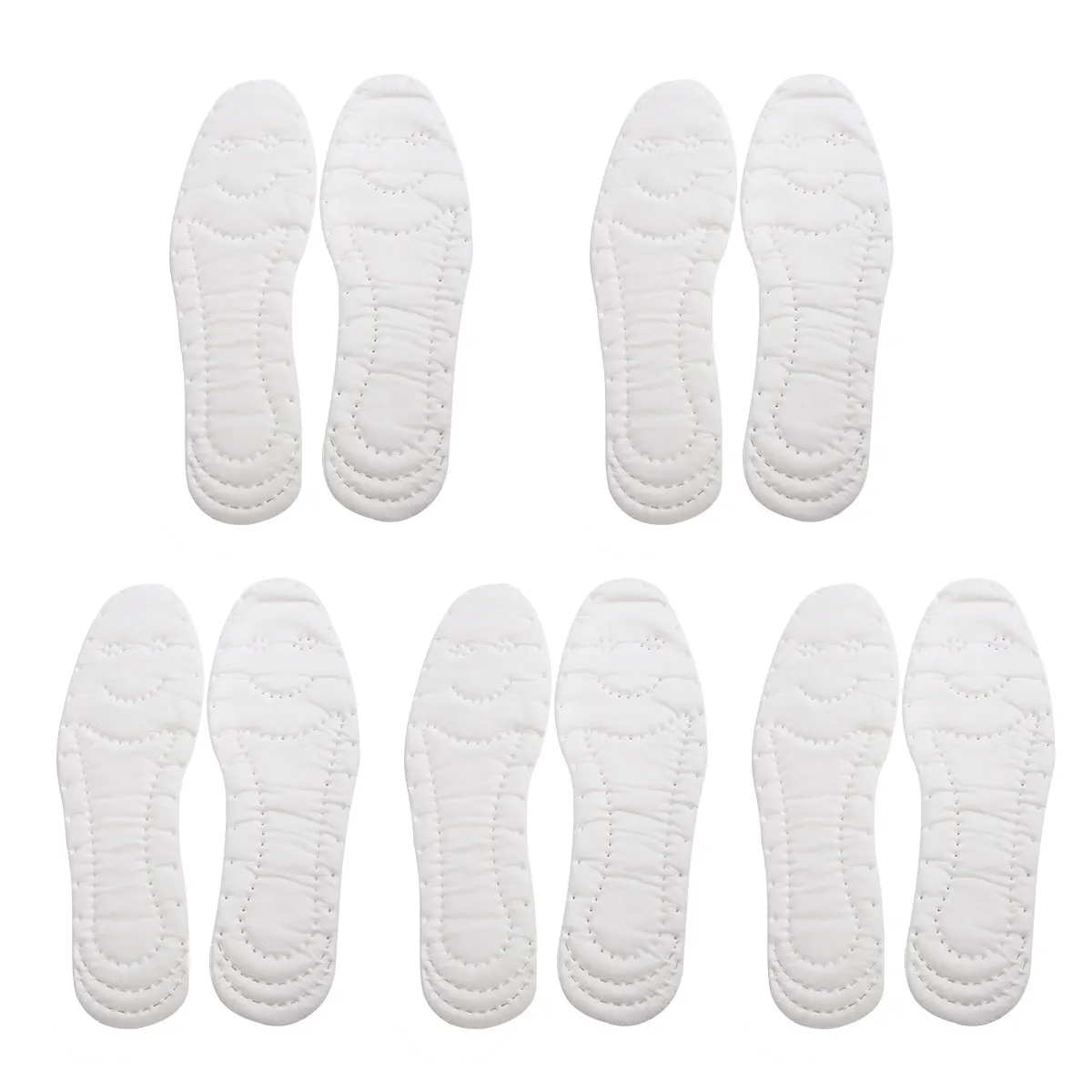 

Sweat-absorbing Insoles Cotton Universal Shoes Breathable 5 Pairs Disposable Cuttable Absorption Design Comfortable Walking Foot