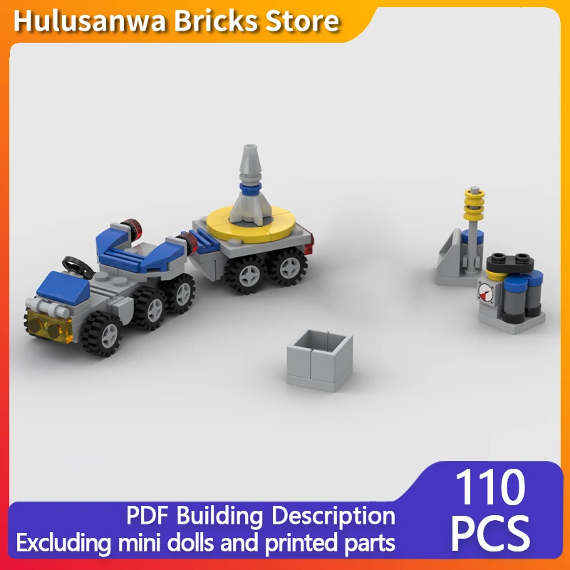 

Space Rocket Launcher Model MOC Building Bricks War Equipment Modular Technology Gifts Holiday Assemble Children Toys Suit